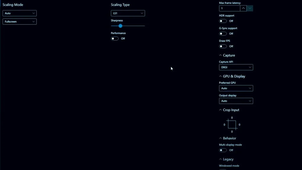 Fine-Tuning Your Lossless Scaling Settings