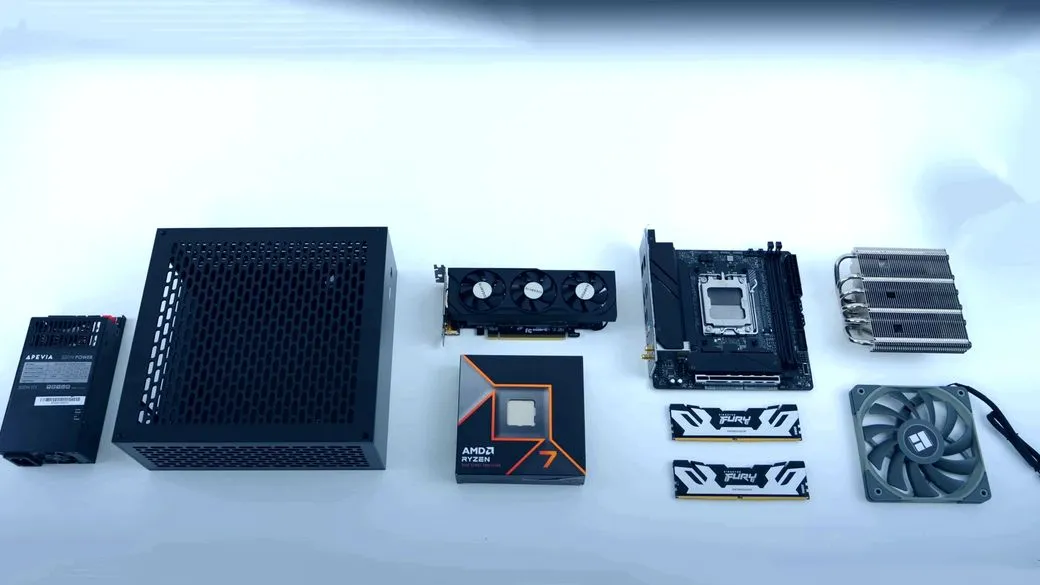 Ryzen 9700X in a Mini ITX Case? Here’s the Smallest SFF Build! Parts List Breakdown