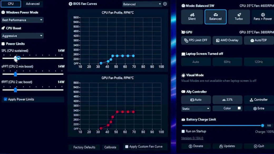 Managing CPU Boost and Eco Assist