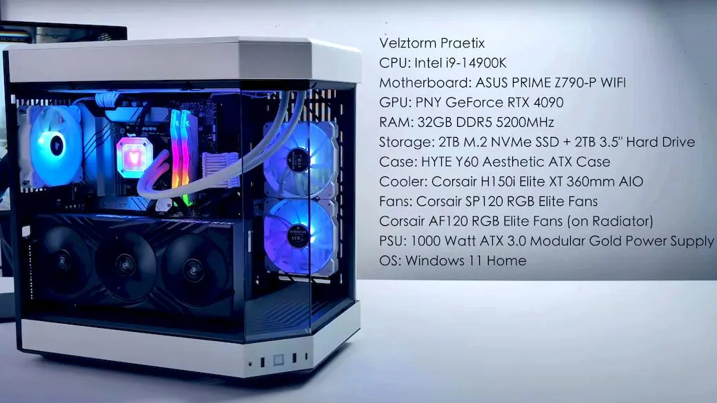 The Most Powerful PC We’ve Ever Tested! Velztorm Praetix 14900K + RTX 4090